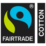 All of the cotton is Fairtrade certified, traded, audited and sourced from Fairtrade producers